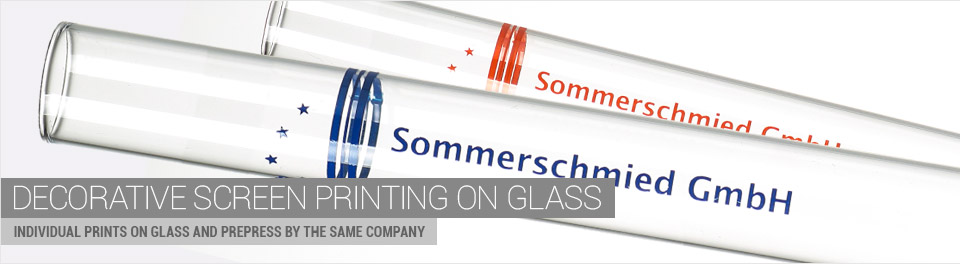 Printed glasstubes - sample test tube logo ad - sample vial