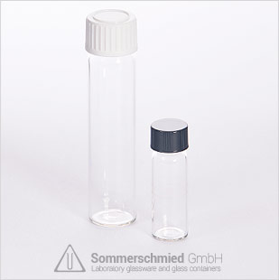 Blown glass bottles, amber glass bottles for medical industry, for essential oils and other types of oils, different sizes