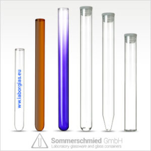 Test tubes, no lip, culture tubes, round bottom glasses Test tubes, no lip, culture tubes, round bottom glasses