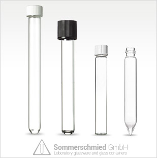 test tubes, thread, transparent, brown, glass, screw